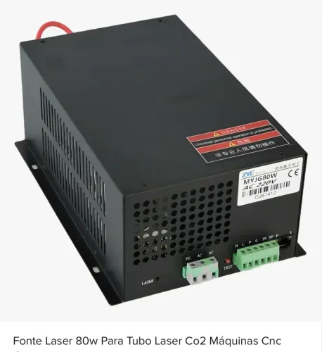 Fonte de 80w para turbo laser CO2