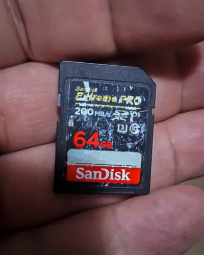 Cartão de Memória SanDisk Extreme PRO SDXC 64GB - 200MB/s (Original)