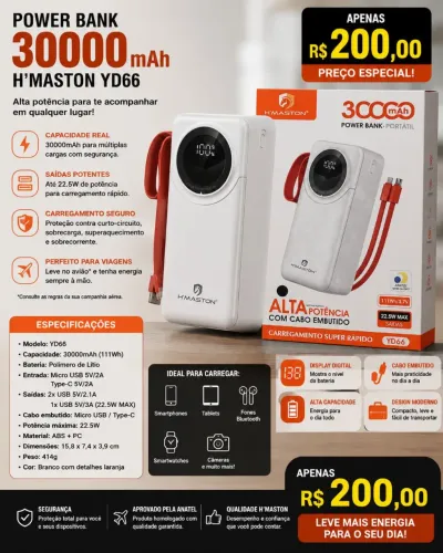 Power bank 30mah