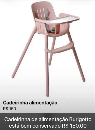 Cadeirinha alimentação Burigotto