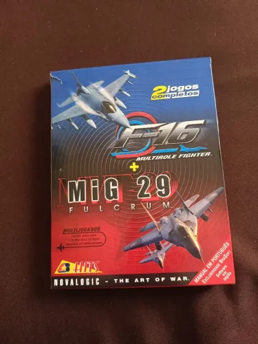 F-16 + MIG 29 dois simuladores de jogo antigo