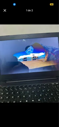 Notebook Semi-novo,Funcionando perfeitamente, com tela preta pra arrumar