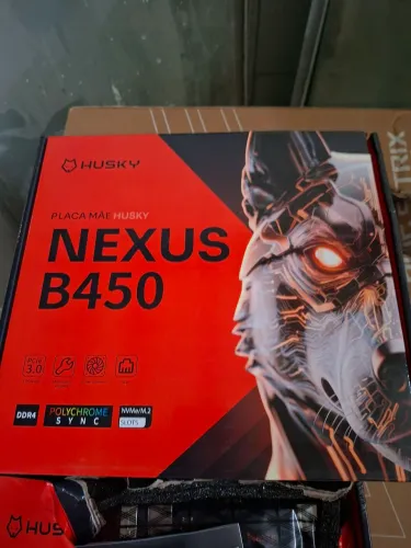 Placa mãe Nexus B450 Huski Novo