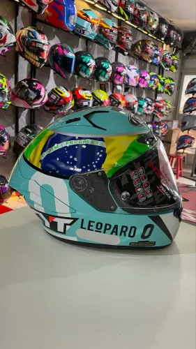 Capacete KYT NZ Race Leopard Brasil 60