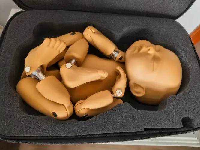 Boneca Posicionadora Articulada Newborn Reborn P/ Treinos