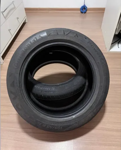 2 pneus 195/55 R16 Continental e Sunfull
