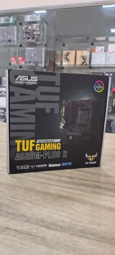 Placa Mae Asus TUF Gaming A520M-PLUS II, DDR4, Socket AMD AM4, M-ATX -Promoção