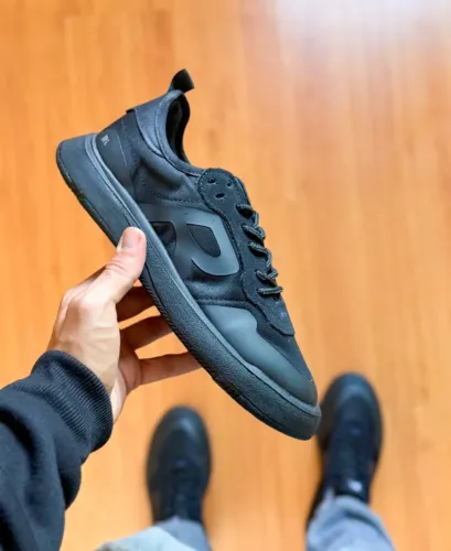 Tênis Casual Masculino Reserva R-360 Em Couro Cor: All Black / Disponível 38 AO 43 Envios