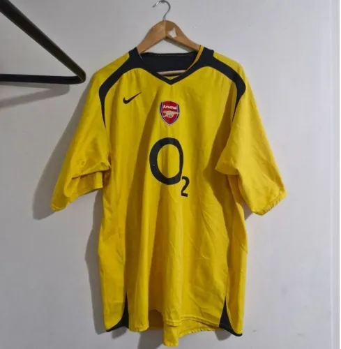 Camisa Arsenal 2005 Away total 90 GG