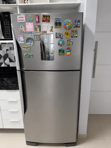 Geladeira Panasonic Frost Free Inox 435L Econavi - Excelente estado