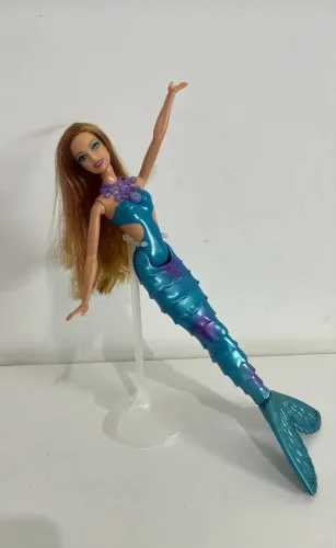 Boneca Kayla Barbie Vida de Sereia Muda de Cor 2009 Mattel