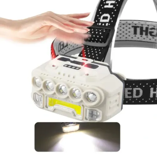 Lanterna de Cabeça Extra Forte com 8 Luzes Led Bike Bicicleta Trabalho Viagem z1514 xc