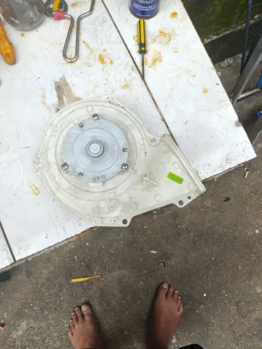 Eletro ventilador da turbina da lava e seca lg