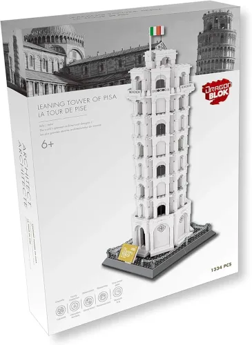 Bloco de montar Torre de Pisa