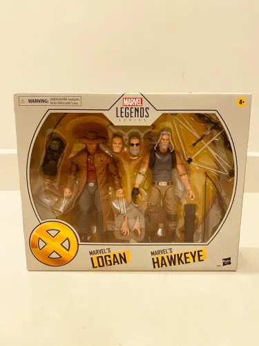 Boneco Action Figure Logan e Gavião Arqueiro