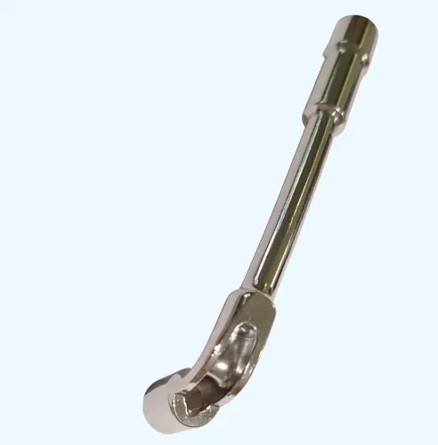 Chave L Sextavada 10mm c/ Furo Passante Tipo Biela Vazada Profissional Mecânico Manutenção
