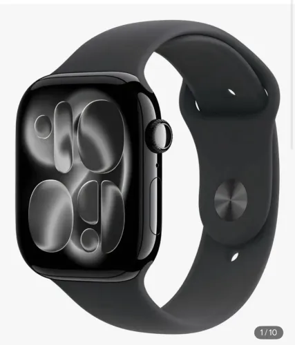 Apple Watch séries 11 42mm preto brilhante
