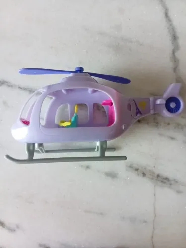 Brinquedo Boneca Polly Pocket helicóptero