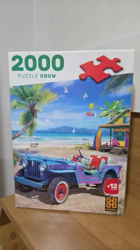 Quebra-Cabeça Grow 2000 Peças Casa Na Praia