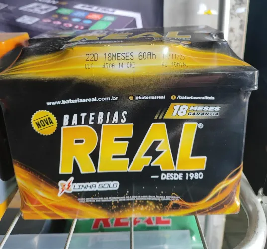 Bateria 60ah REAL NOVA