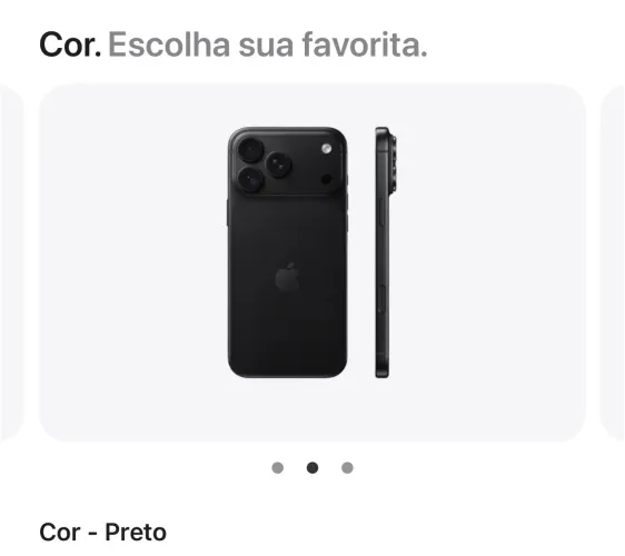 IPHONE 18 PRO MAX 256 GB PRETO