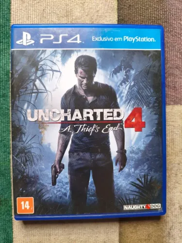 Uncharted 4 PS4 game Playstation mídia física original