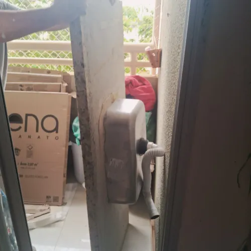 Pia mármore com cuba
