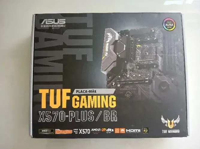 Placa Mãe X570 Plus tuf - Ótimo estado