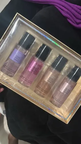 Kit Victoria's Secret Body Splash Shimmer Travel Size 75ml