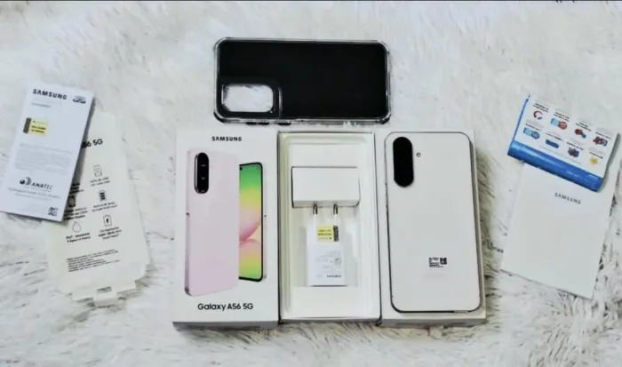 A56 LANÇAMENTO ROSA 256GB COMPLETO