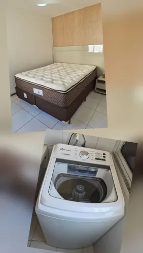 Cama Box Queen Reconflex e Maquina de Lavar Roupa 14k Electrolux - 7 Meses de Uso 