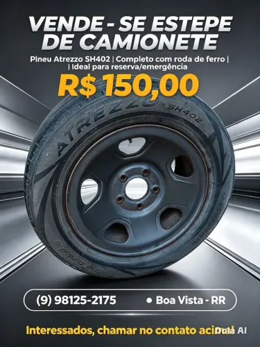 Been. Com arogue de ferro para camionete step