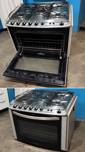 Fogão Electrolux 5 bocas, com forno funcionando perfeitamente