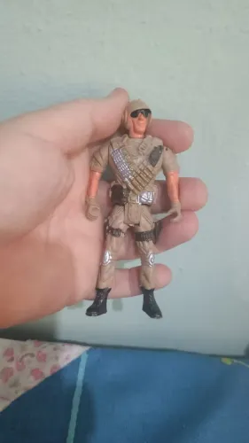 Boneco soldado miniatura Sos Comandos Chap mei