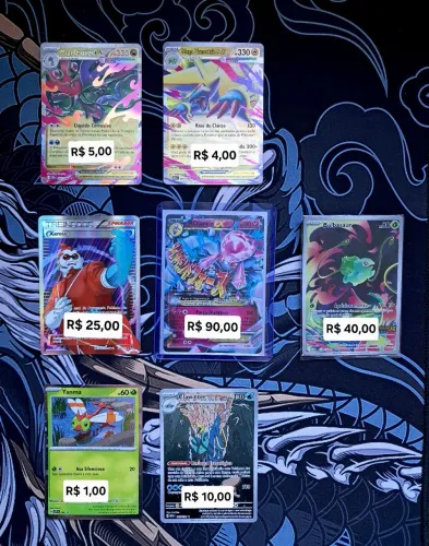 Cartas Pokémon IR, Ex, Promo e Mega - Lote 04