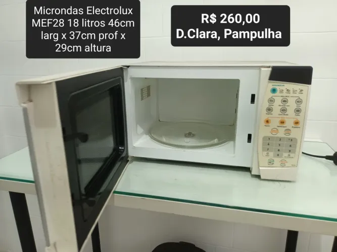 Microondas Electrolux 18 litros
