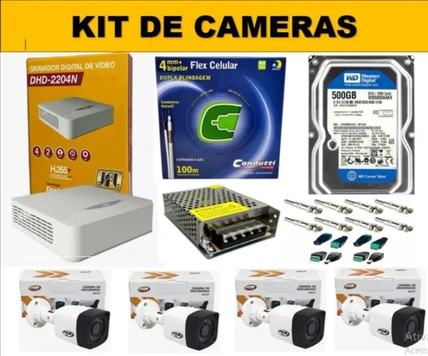 Kit de cameras FullHD