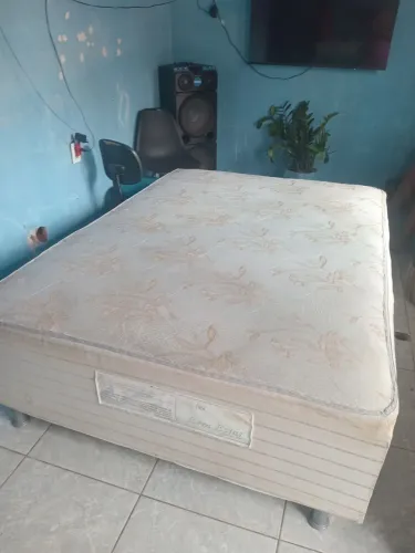 Cama box espuma casal