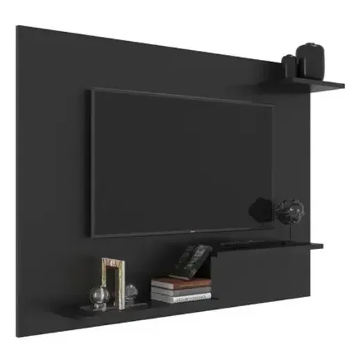 **PAINEL PARA TV ATÉ 42" - 2 Prateleiras - Moderno - 110cm Larg x 90cm Alt x 15cm Prof