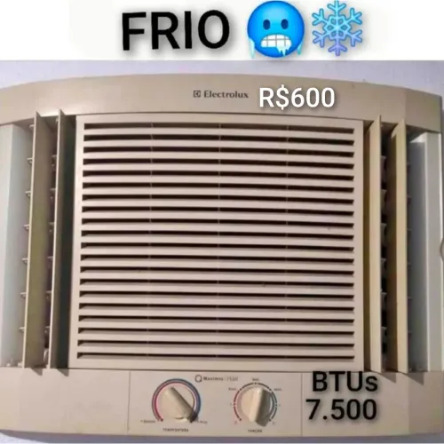 Ar condicionado Eletrolux 7.500 BTUs só frio