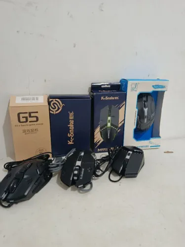 Mouses Gamer com Fio - R$ 20 qualquer um entre esses