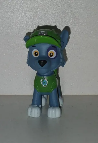 BONECO MINIATURA PATRULHA CANINIA ROCKY