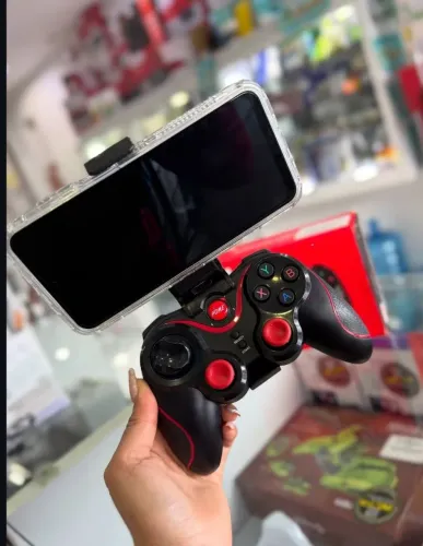 Controle Para Celular Sem Fio Bluetooth Gamepad Comparável Call of Duty Futebol Minecraft