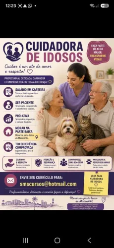Preciso de cuidadora de idosos
