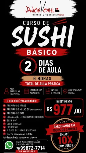 Curso de sushi 