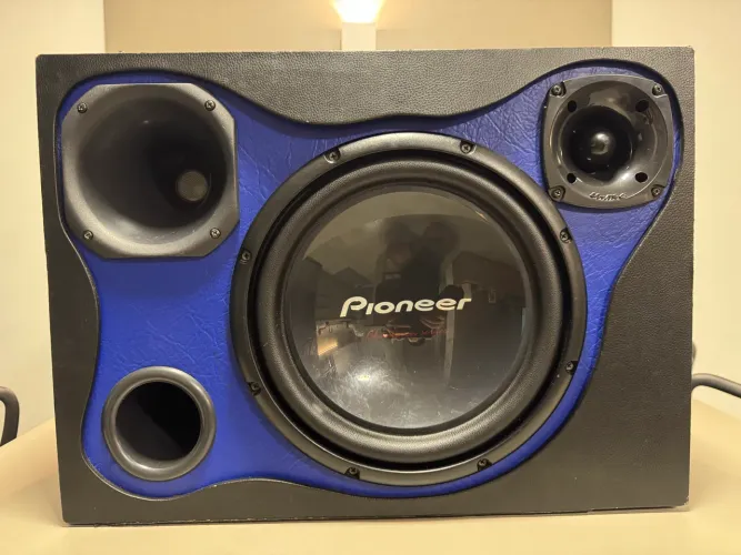 Caixa Trio Completa Pioneer 12" + Driver + Tweeter + Módulo Stetsom CL1500