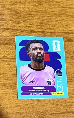 Figurinha da copa 2026 Goleiro Vozinha