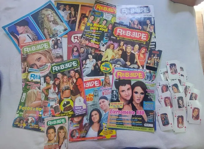 Revistas Rebelde + Baralho 