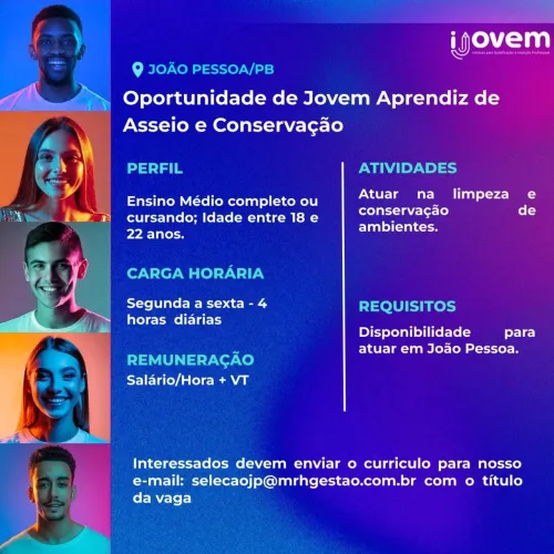 Jovem Aprendiz - Asseio E Conservação 