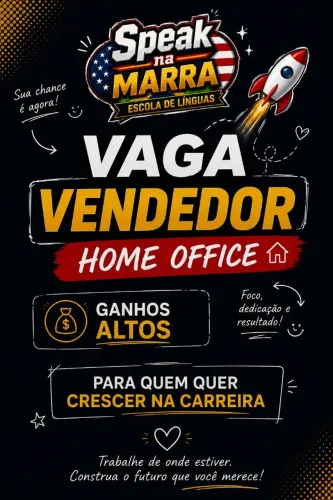 ? Vendedor(a) Home Office | Ganhos Altos